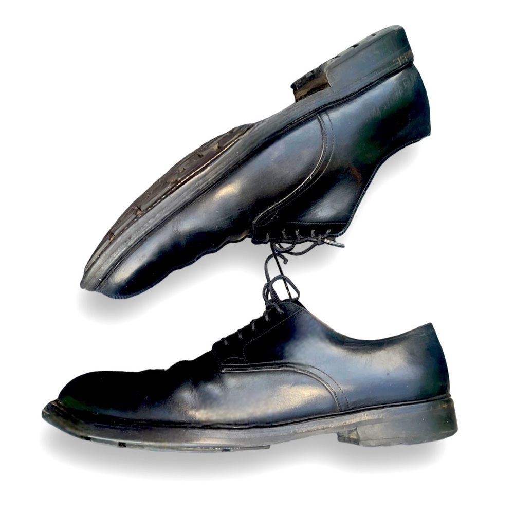 🕶 Prada Men’s Black Leather Oxford Dress Shoes | Size 11.5